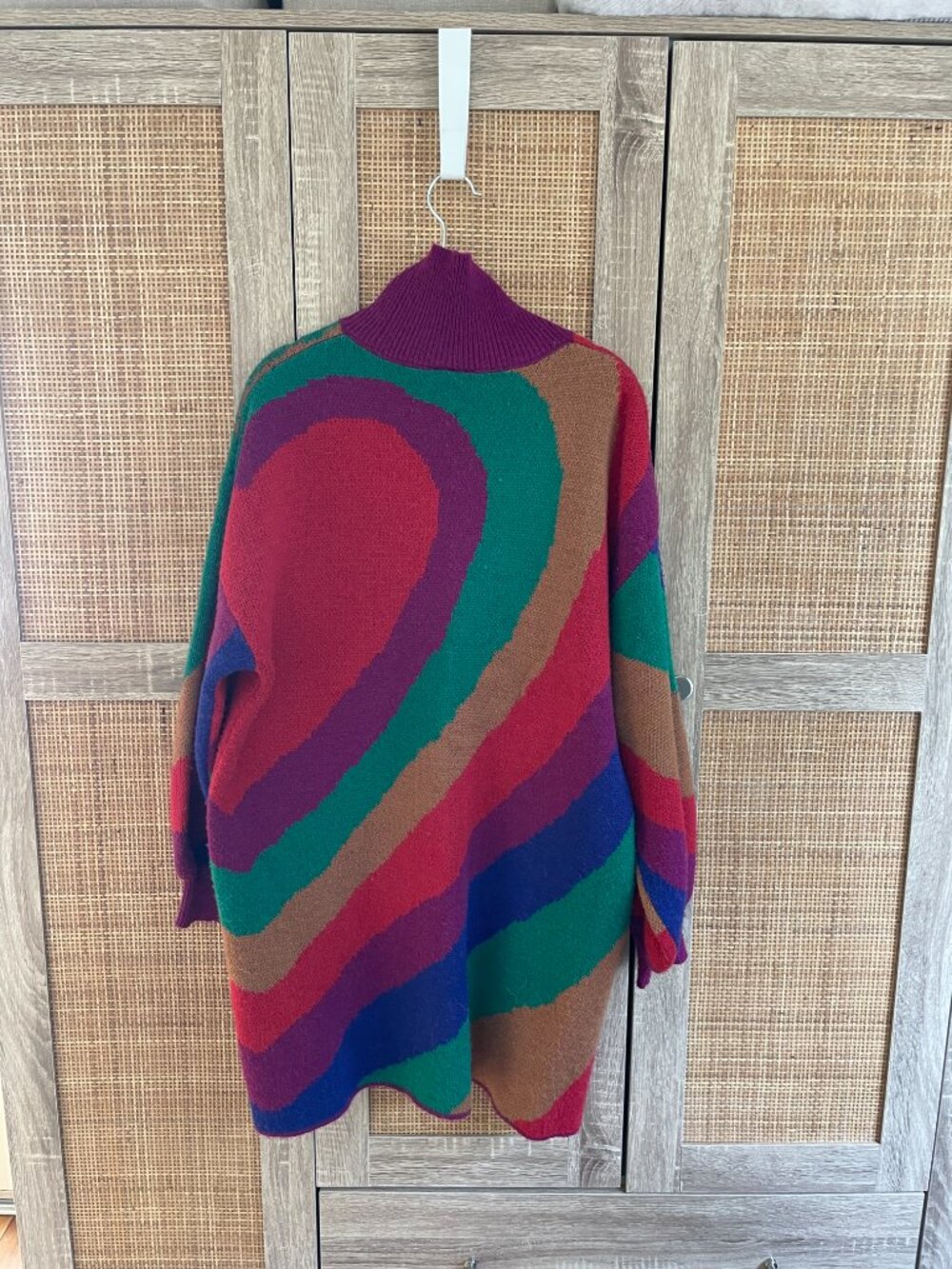 Rainbow Wild Hearts Sweater Dress - Picture 5 of 7